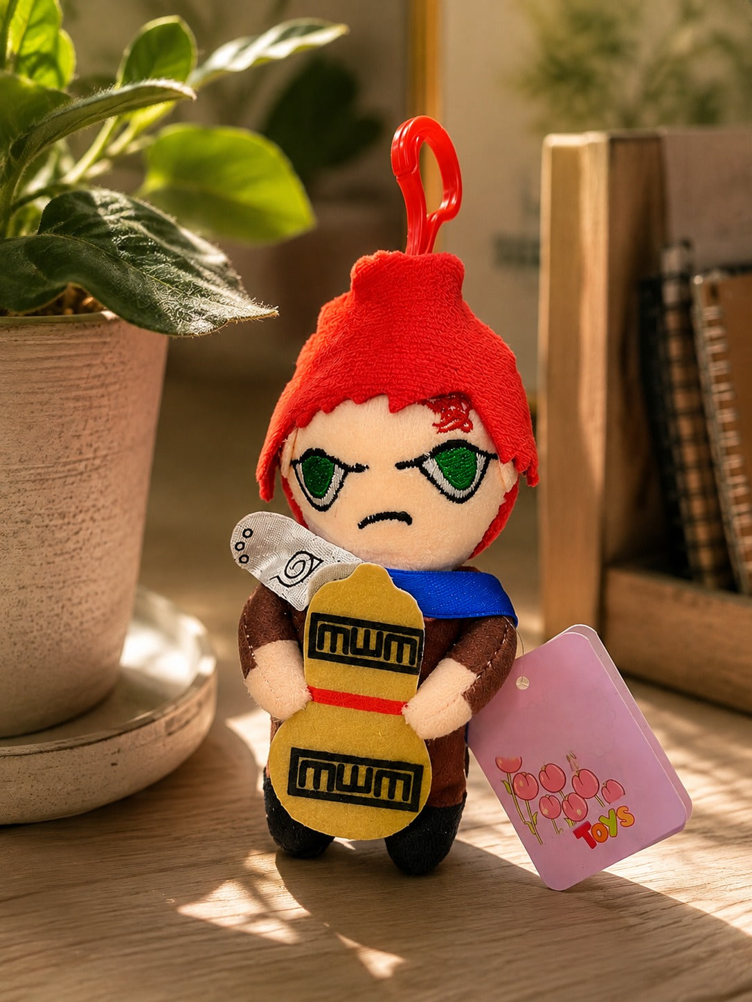 Anime Character Plush Keychain