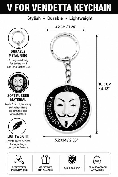 Vandeta Mask Keychain