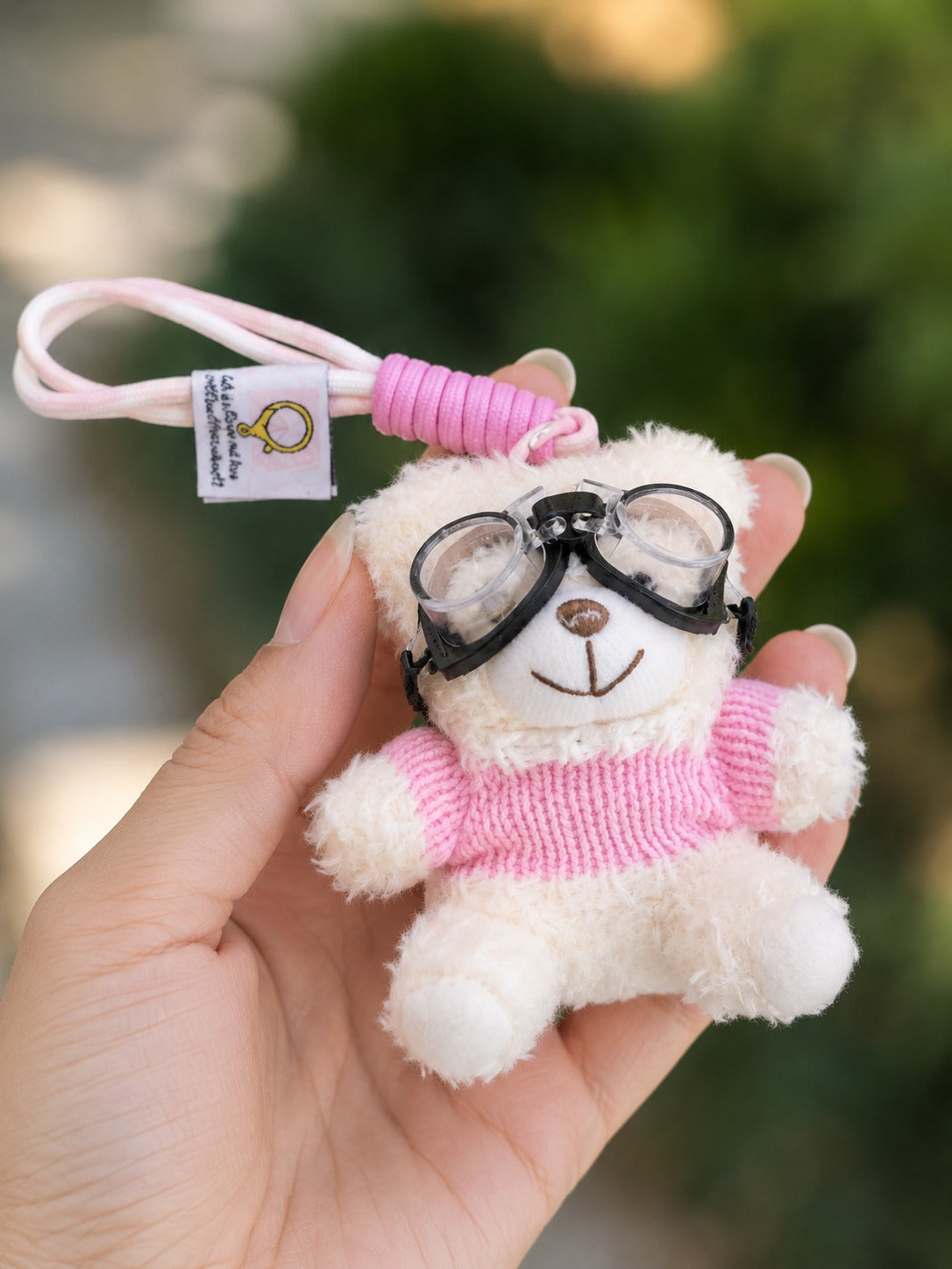 Pilot Bear Plush Keychain