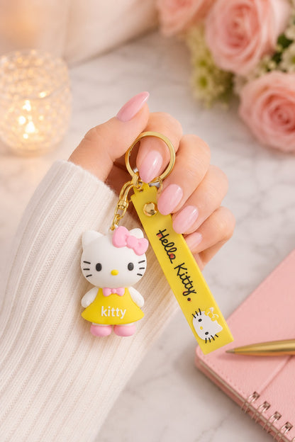 Hello Kitty 3D Cartoon Keychain