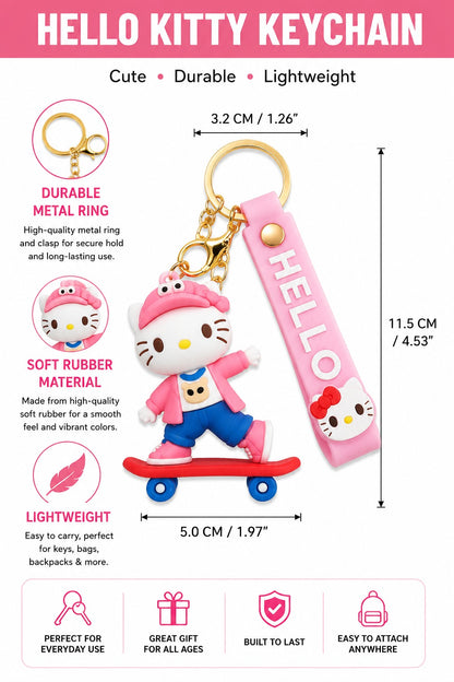 Hello Kitty 3D Cartoon Keychain