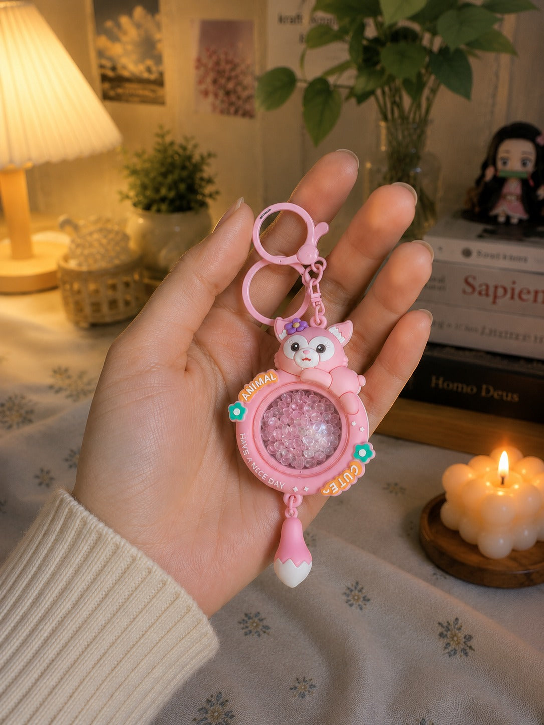 Sanrio Bubble Shaker Keychain