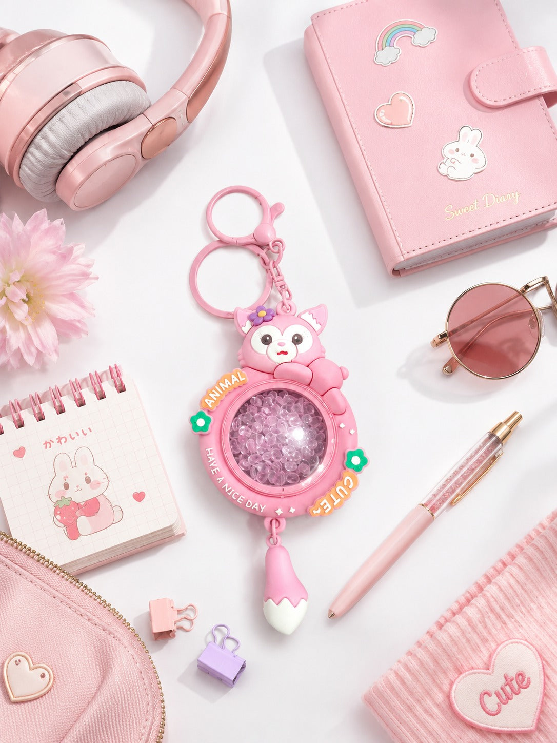 Sanrio Bubble Shaker Keychain