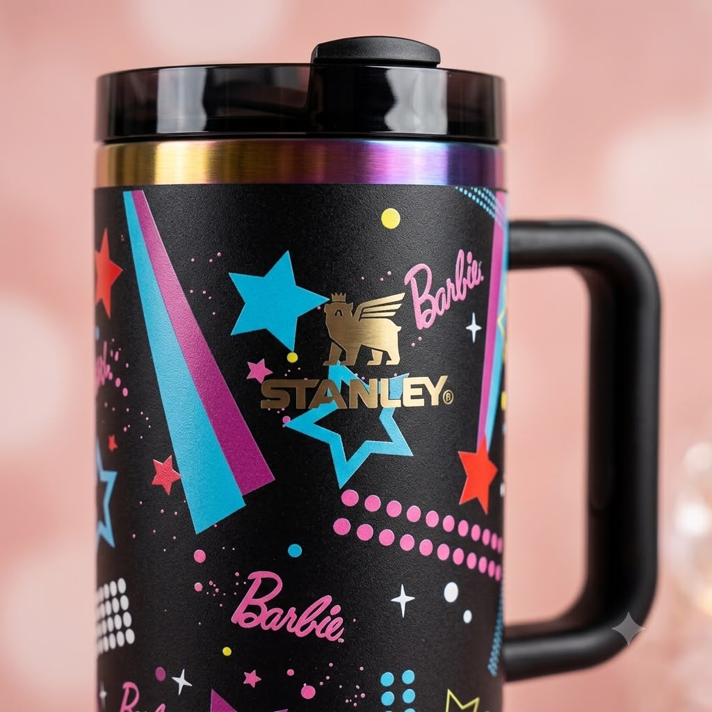 40oz Barbie Stanley Tumbler