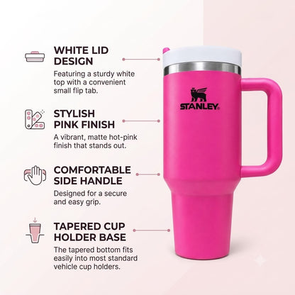 40oz Pink Stanley Tumbler