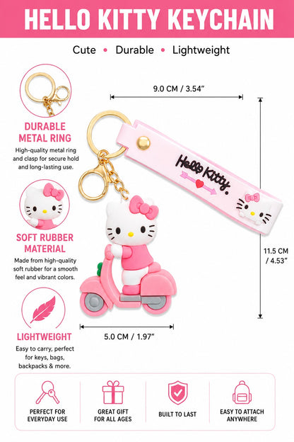 Hello Kitty 3D Cartoon Keychain
