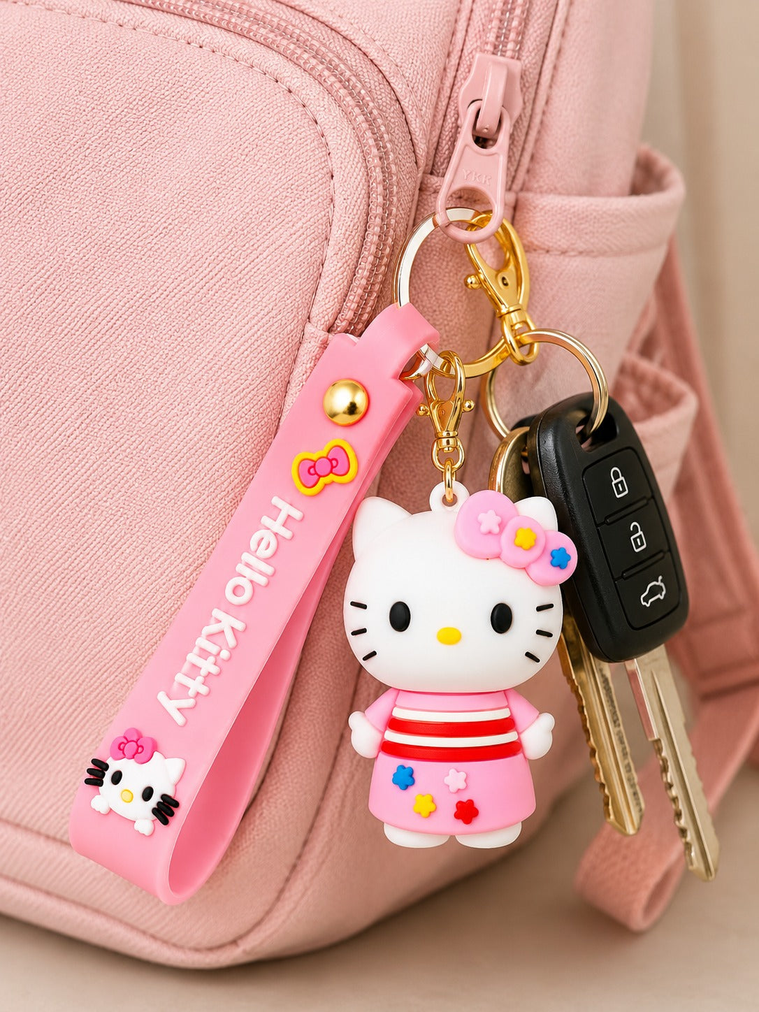 Hello Kitty 3D Cartoon Keychain