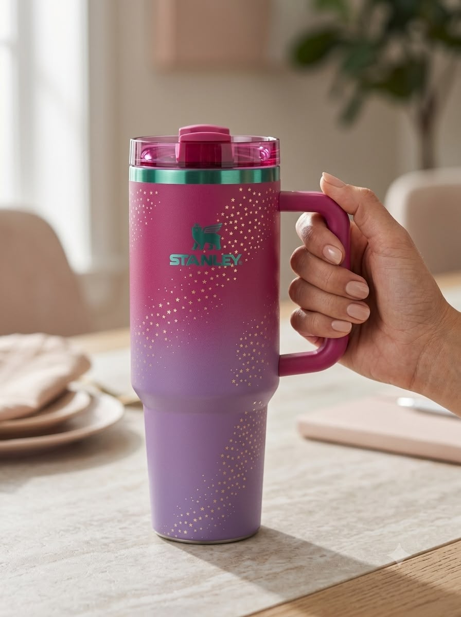 40oz Gradient Star Stanley Tumbler