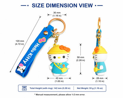 Hello Kitty 3D Cartoon Keychain