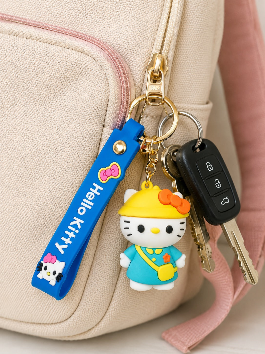 Hello Kitty 3D Cartoon Keychain