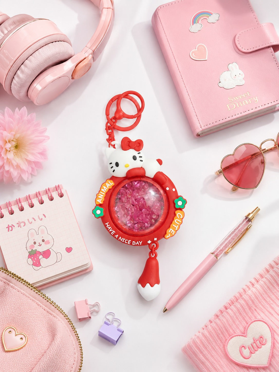 Sanrio Bubble Shaker Keychain