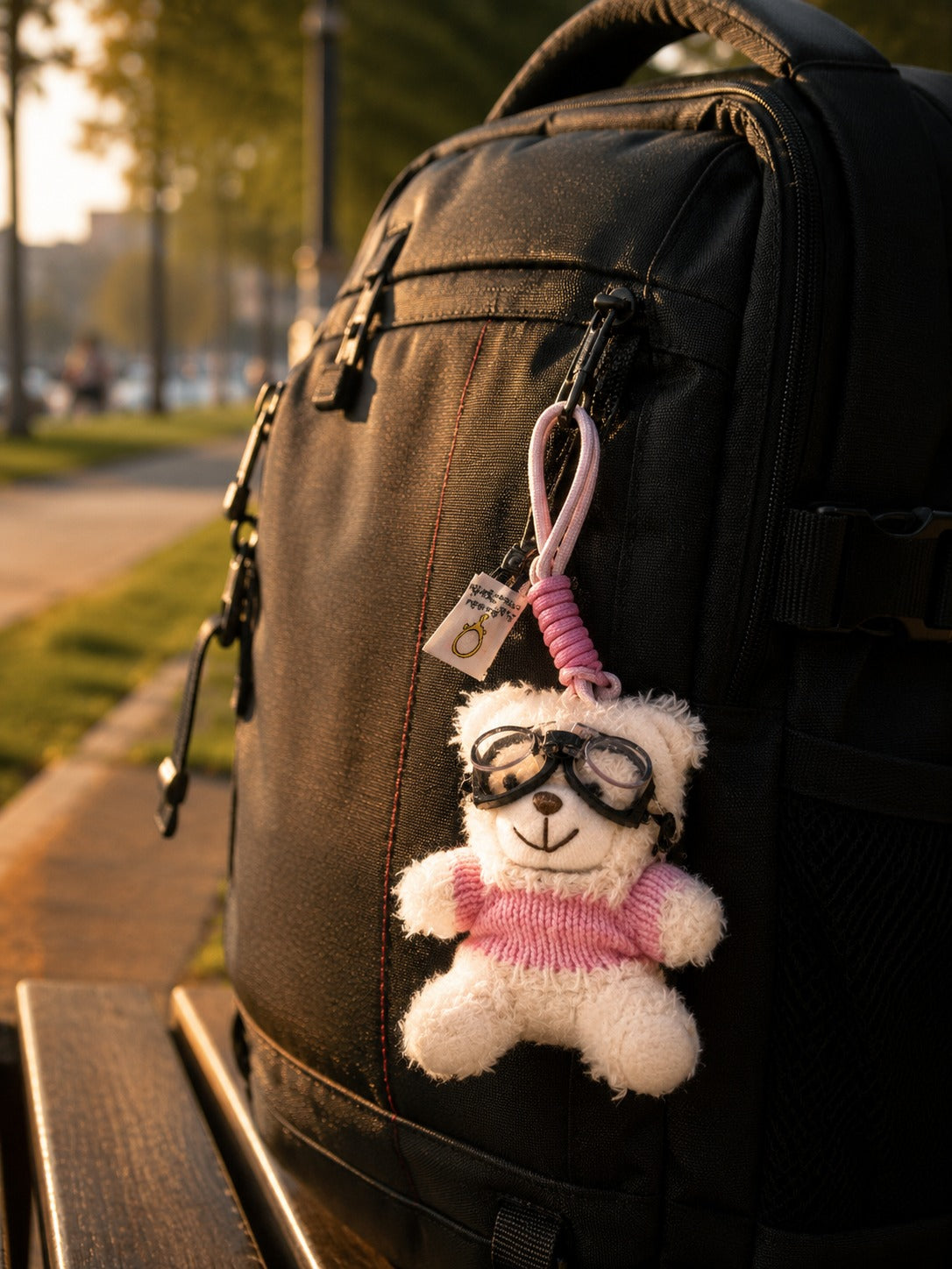 Pilot Bear Plush Keychain