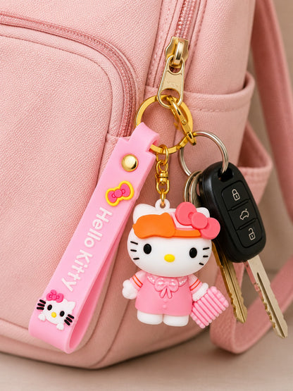 Hello Kitty 3D Cartoon Keychain
