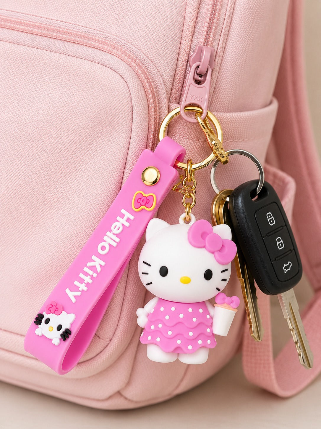 Hello Kitty 3D Cartoon Keychain