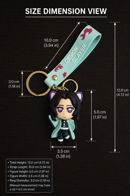 Demon Slayer 3D Anime Character Keychain