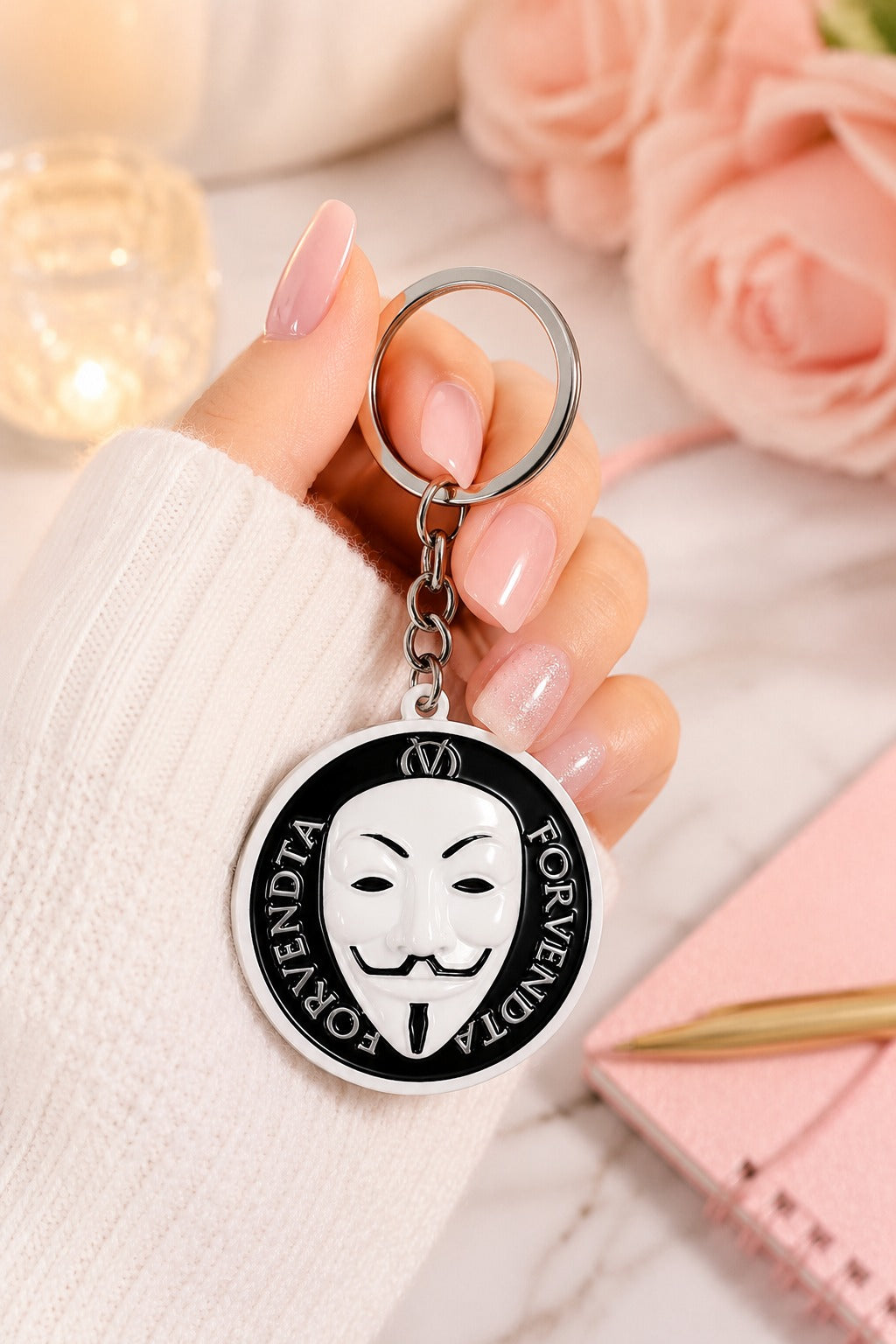 Vandeta Mask Keychain