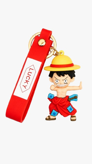 Lucky Luffy 3D Anime Keychain