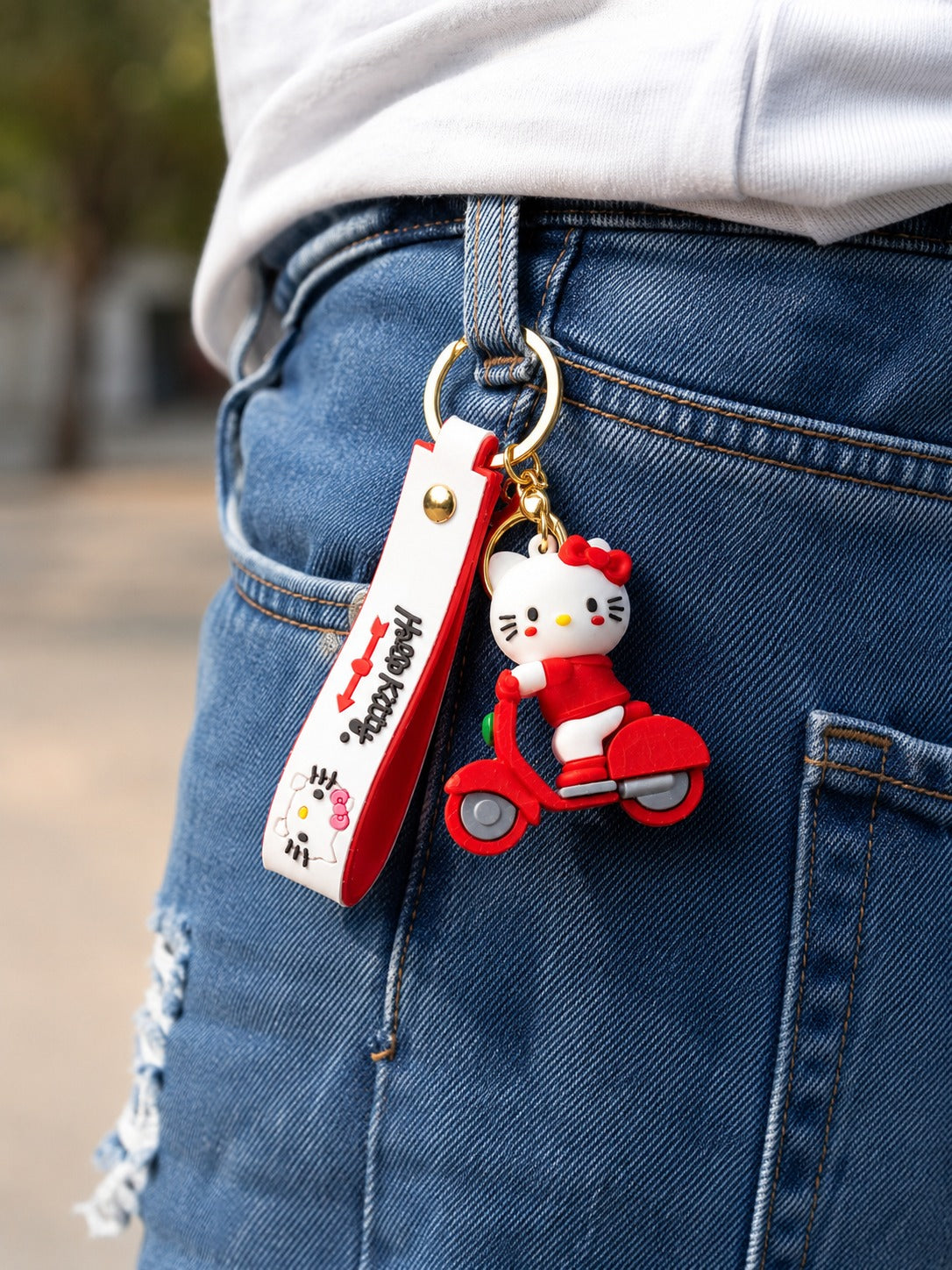 Hello Kitty 3D Cartoon Keychain