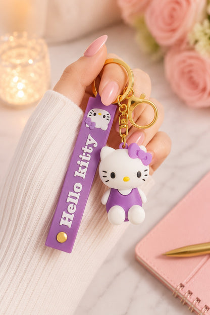 Hello Kitty 3D Cartoon Keychain