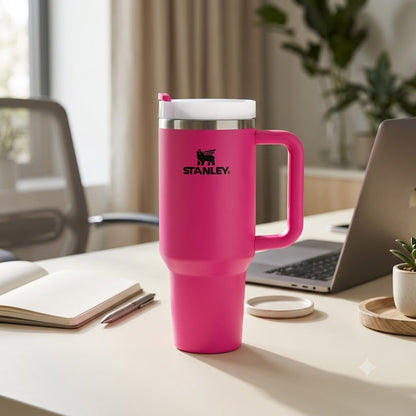 40oz Pink Stanley Tumbler