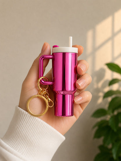 Cute Tumbler 3D Keychain