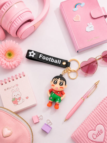 Shinchan Football 3D Keychain
