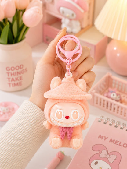 Labubu Bunny Plush Character Keychain