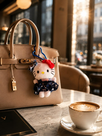 Hello Kitty Plush Keychain – Cute Bag Charm for Girls