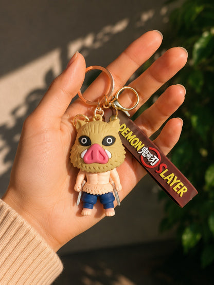 Demon Slayer 3D Anime Character Keychain