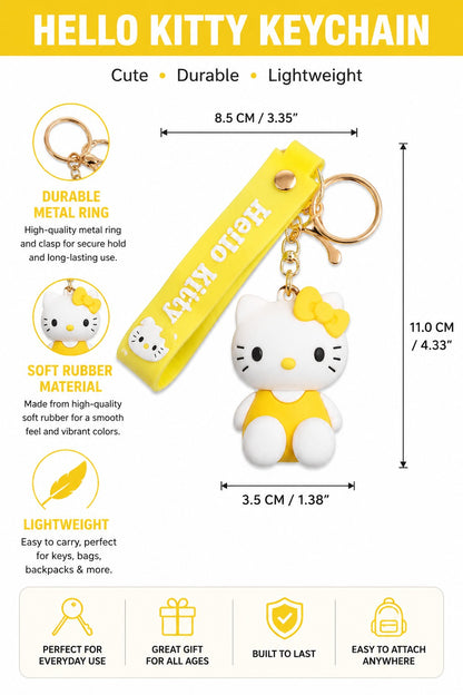 Hello Kitty 3D Cartoon Keychain