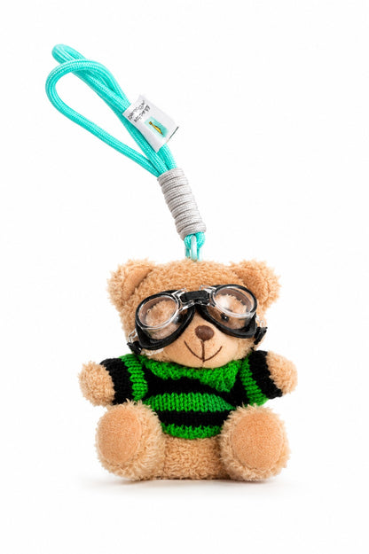 Pilot Bear Plush Keychain