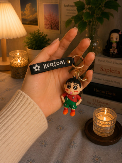 Shinchan Football 3D Keychain