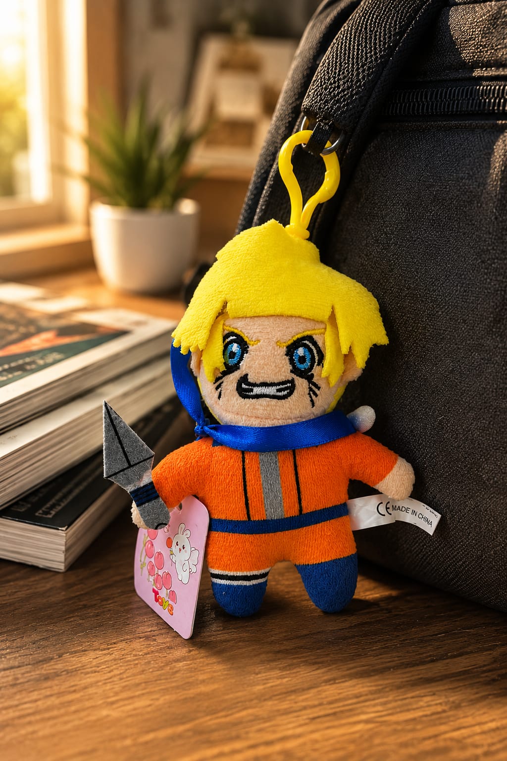 Anime Character Plush Keychain