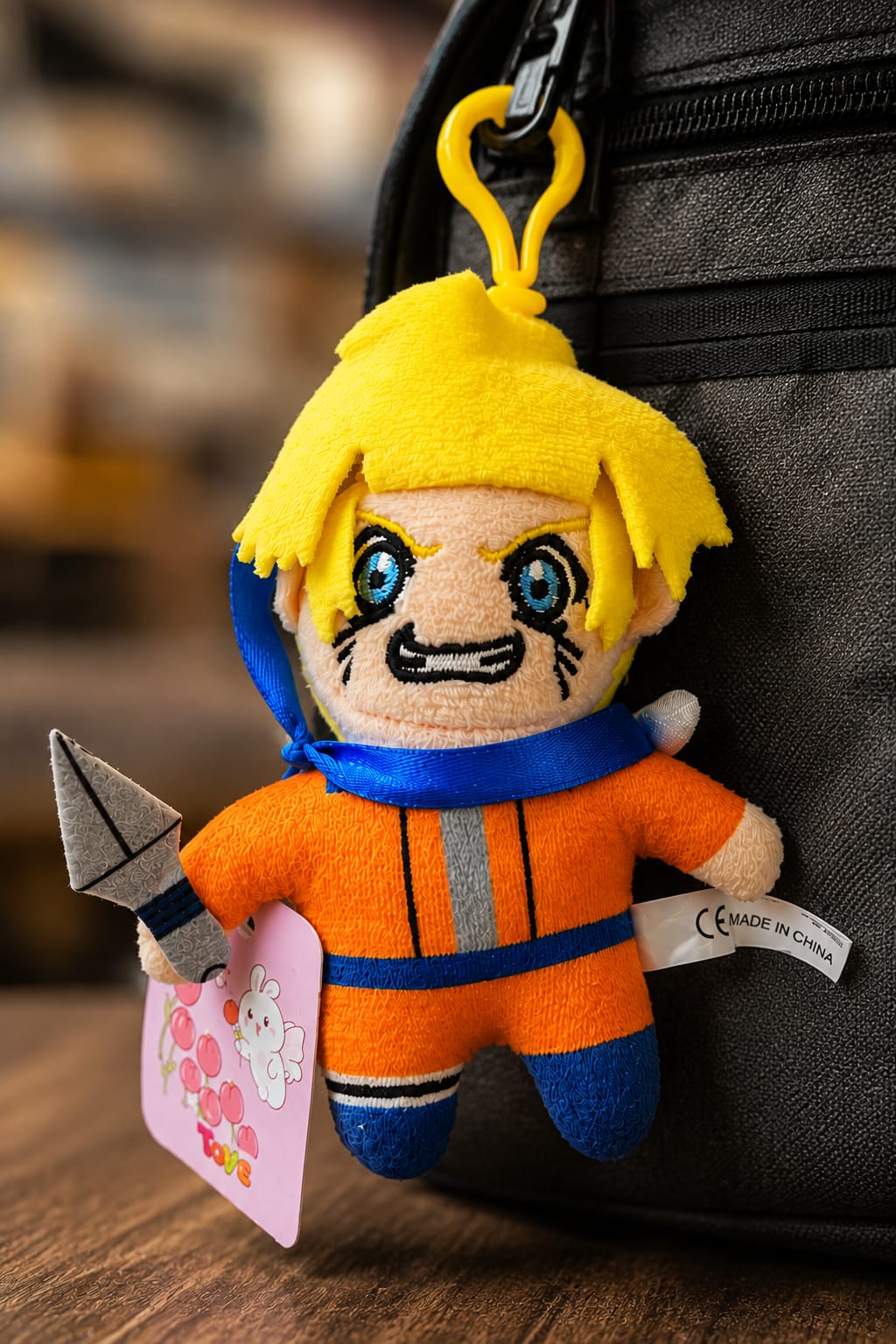 Anime Character Plush Keychain