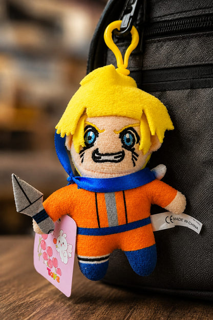 Anime Character Plush Keychain