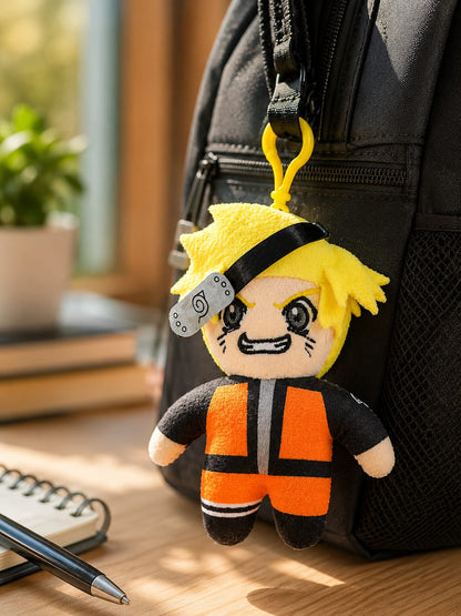 Anime Character Plush Keychain