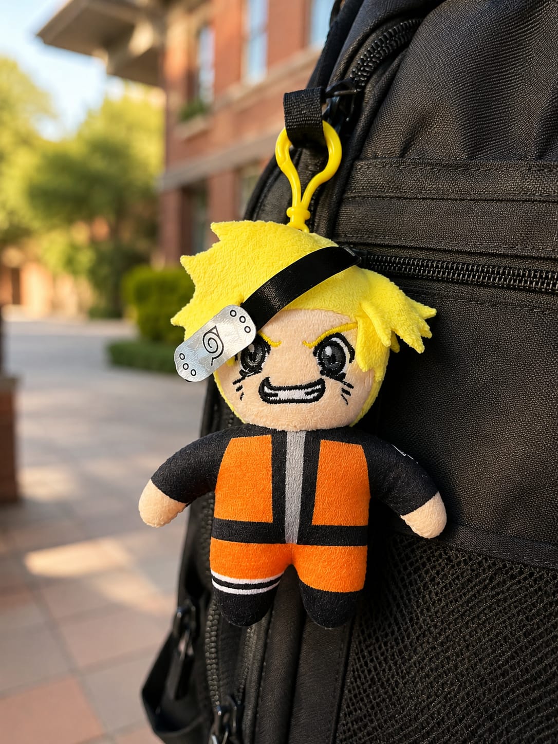 Anime Character Plush Keychain