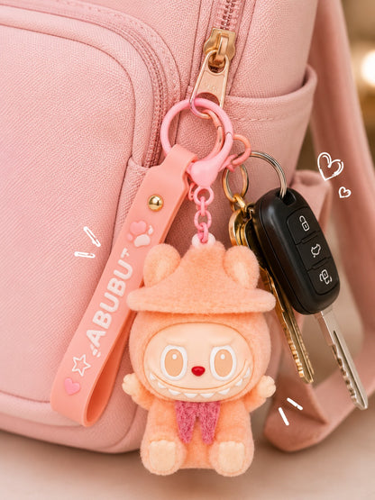 Labubu Bunny Plush Character Keychain