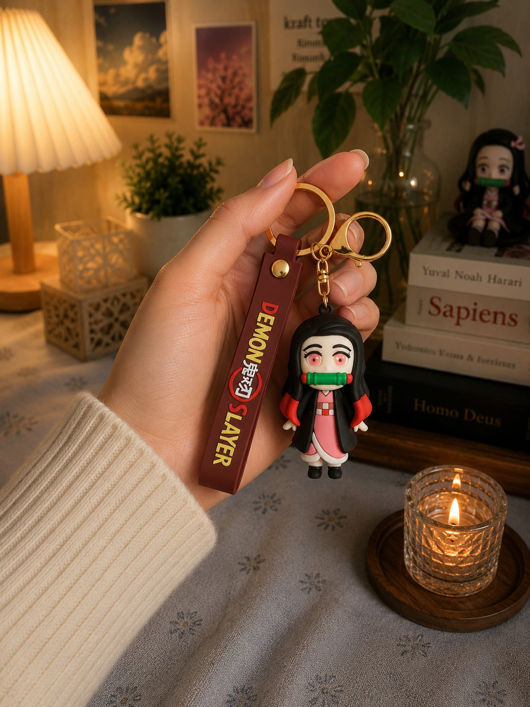 Demon Slayer 3D Anime Character Keychain