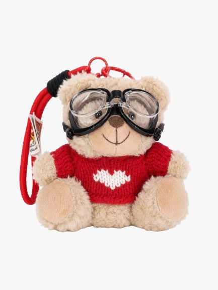 Pilot Bear Plush Keychain