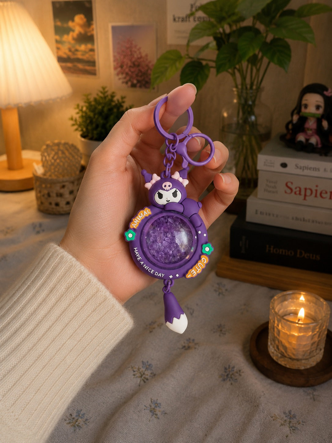 Sanrio Bubble Shaker Keychain