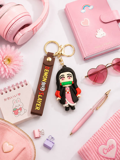 Demon Slayer 3D Anime Character Keychain