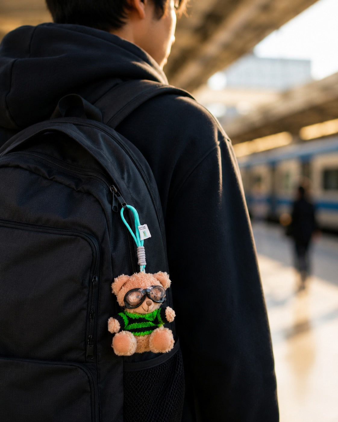 Pilot Bear Plush Keychain