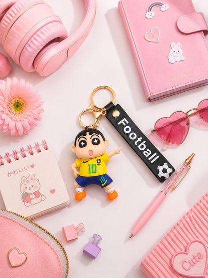 Shinchan Football 3D Keychain