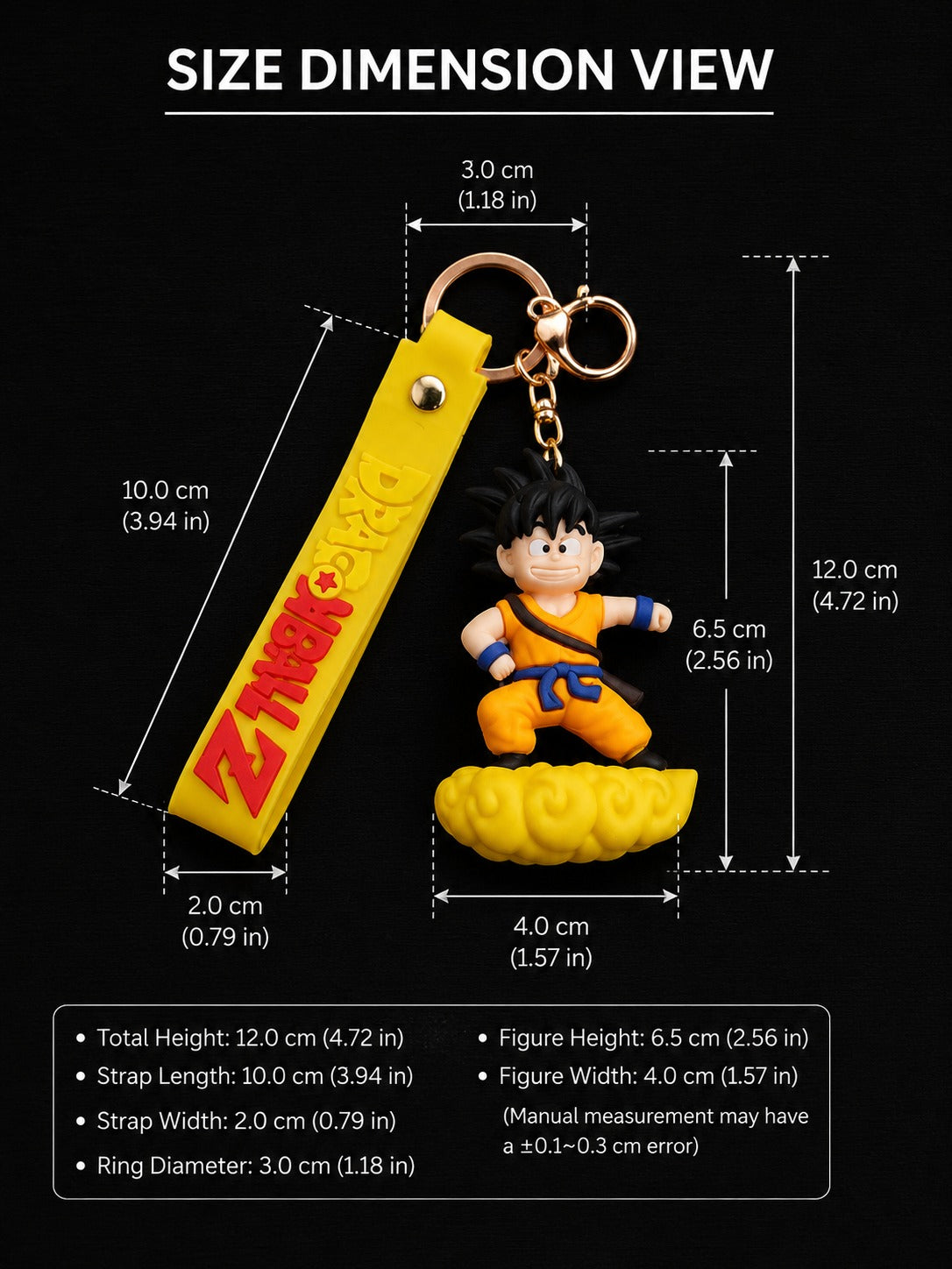 Dragon Ball Z 3D Anime Character Keychain