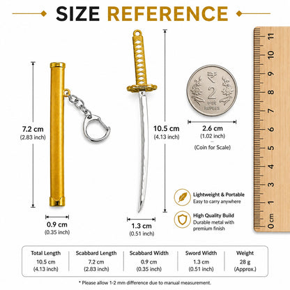 Mini Katana Sword Keychain