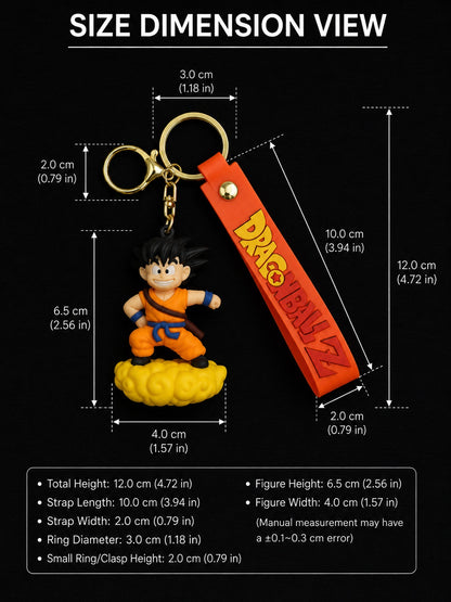 Dragon Ball Z 3D Anime Character Keychain
