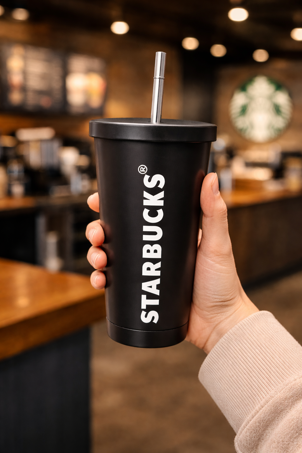 Starbuz Black Coffee Tumbler – Premium Stainless Steel Cup
