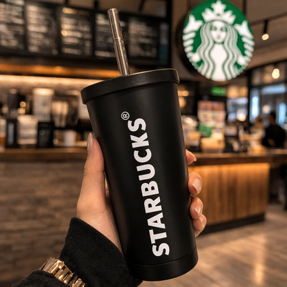 Starbuz Black Coffee Tumbler – Premium Stainless Steel Cup
