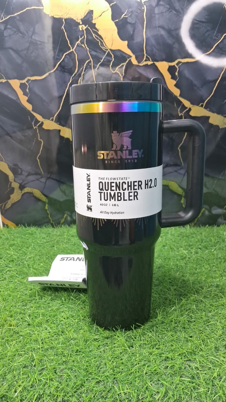 Stanley Tumbler – 40oz Black Insulated Stainless Steel Travel Mug